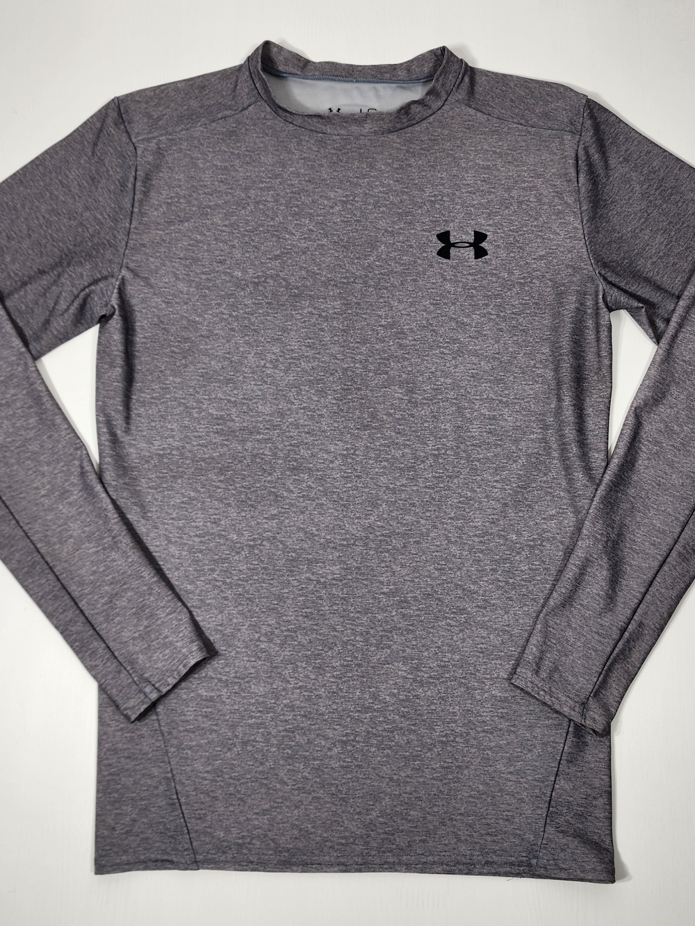 LG Men's Long-Sleeve Compression Tee - Heather Gray
